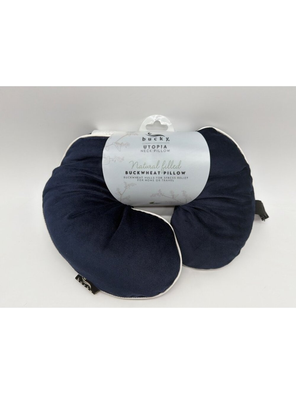Bucky Utopia U-Shaped Neck Pillow Midnight Blue Travel Support Cushion